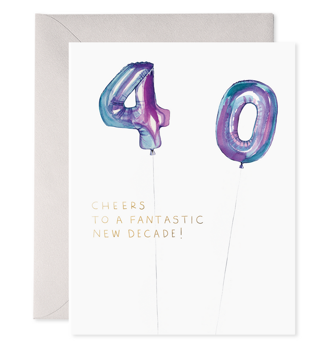 40th Birthday Card