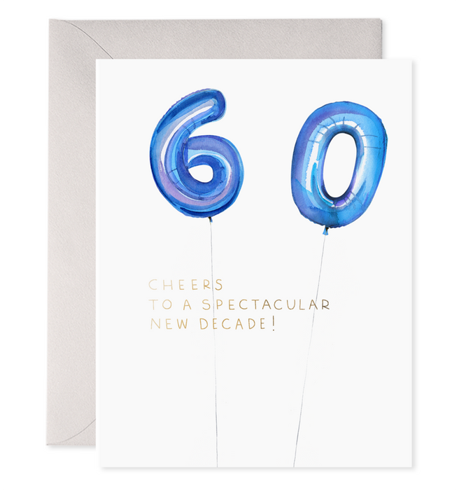 60th Birthday Card