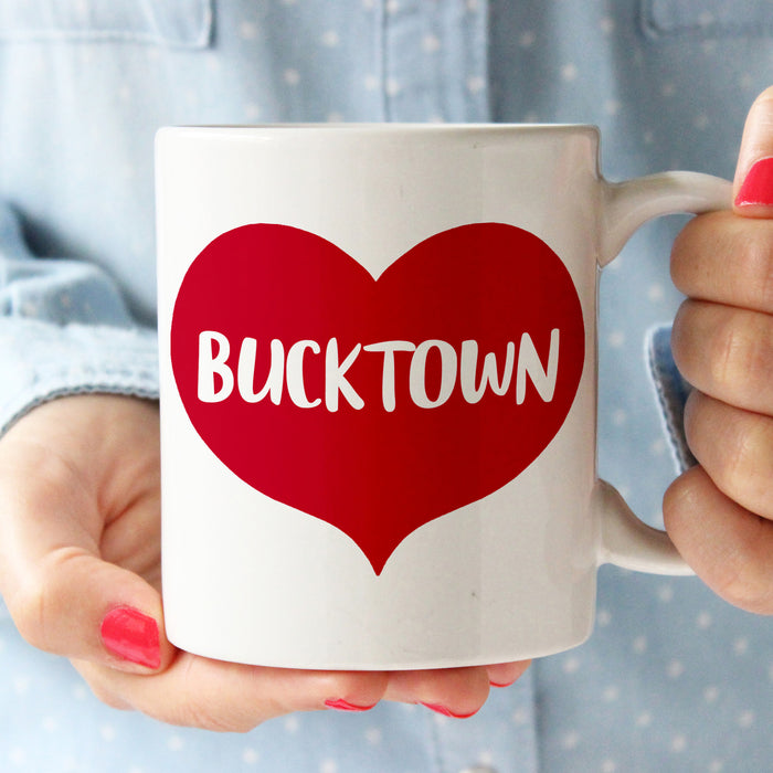 Bucktown Heart Mug - Red
