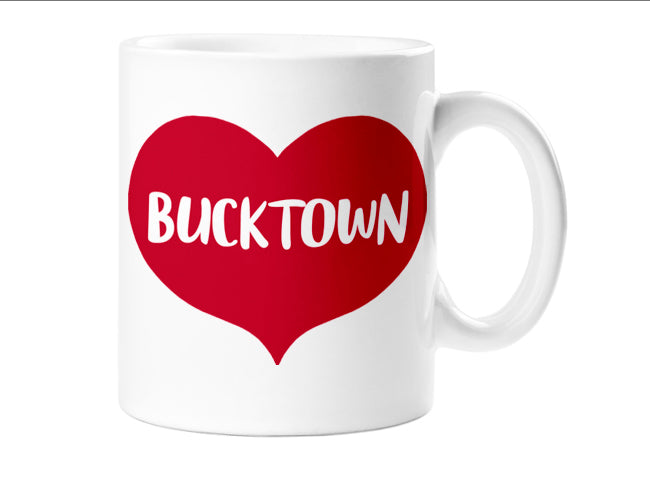 Bucktown Heart Mug - Red