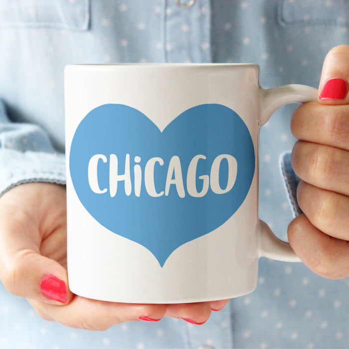 Chicago Heart Mug - Sky