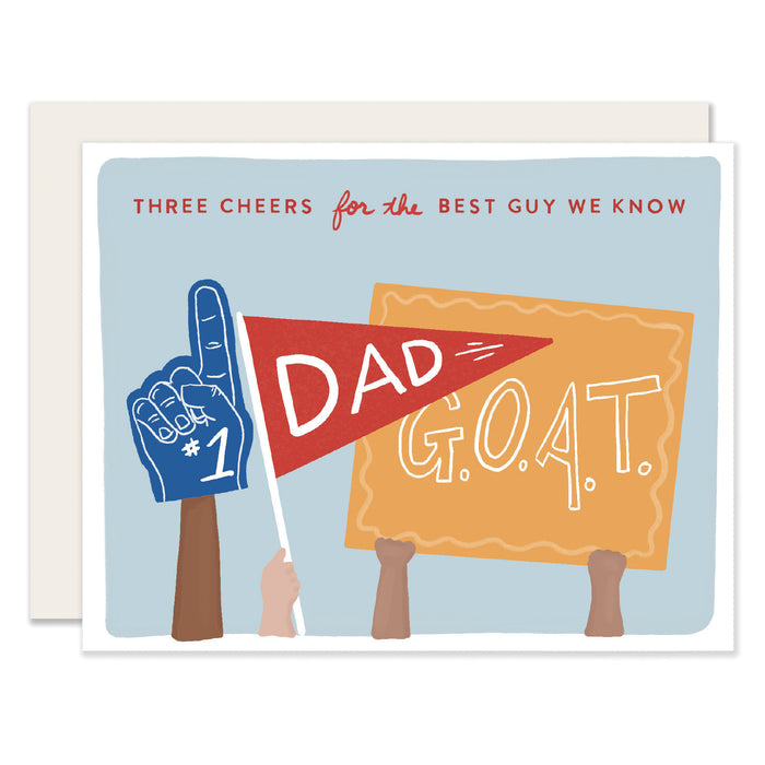 Three Cheers Dad Card