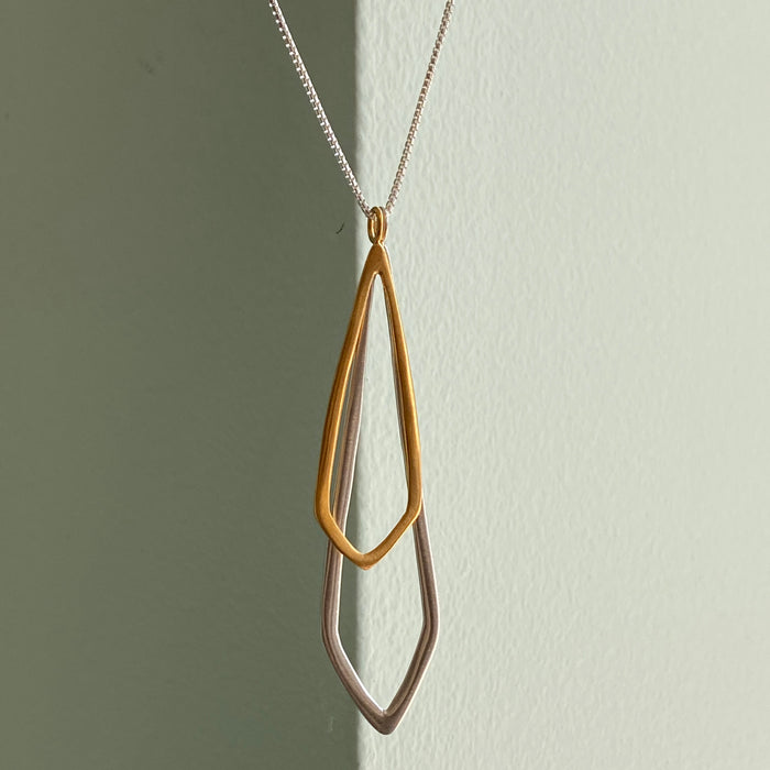 Medium + Long Marquis Necklace
