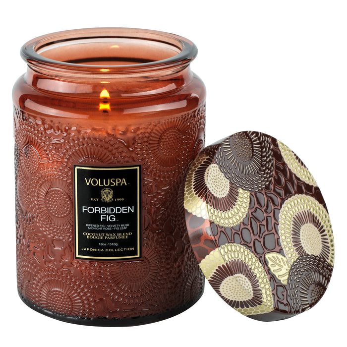 Japonica Large Jar, Forbidden Fig