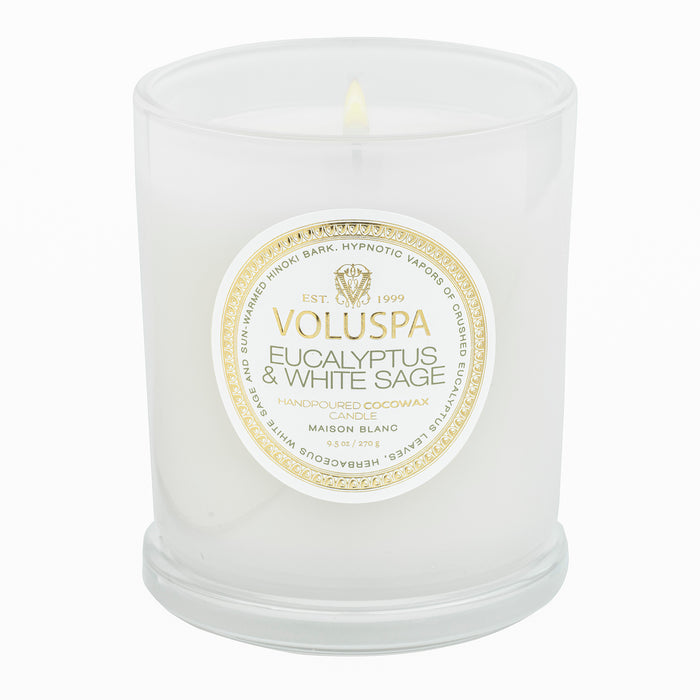 Eucalyptus + White Sage, Classic Boxed Candle