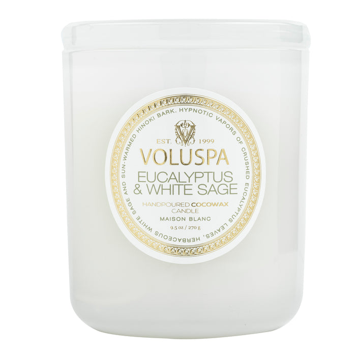Eucalyptus + White Sage, Classic Boxed Candle