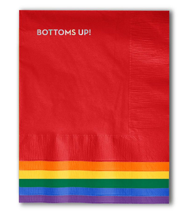 #623 Bottoms Up Cocktail Napkins