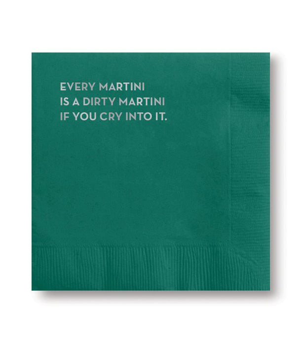 #640 Dirty Martini Cocktail Napkins