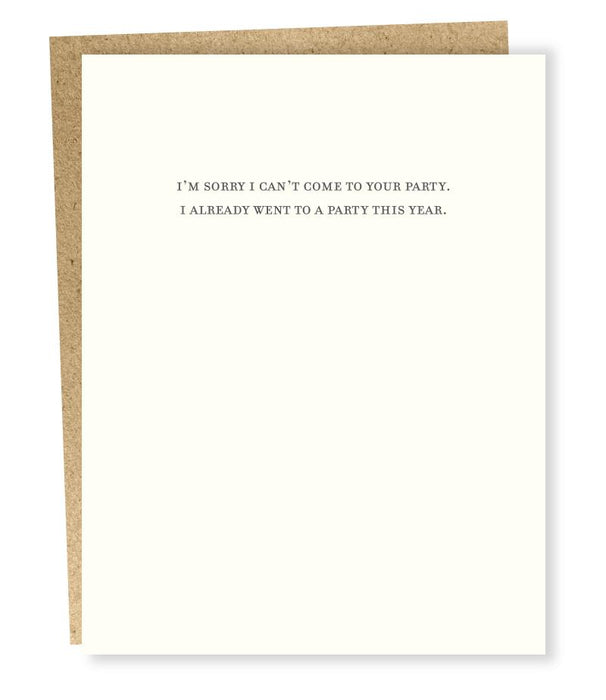 #811 Party Card