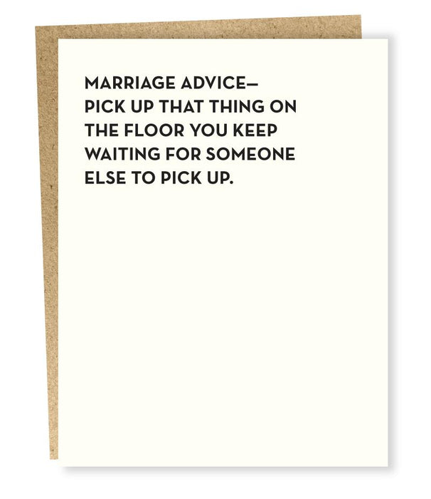 #901 Marriage Advice Card