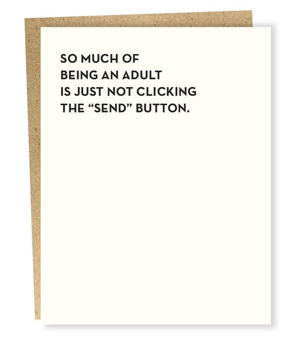 #925 Send Button Card