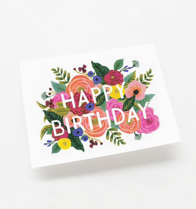 Juliet Rose Birthday Card