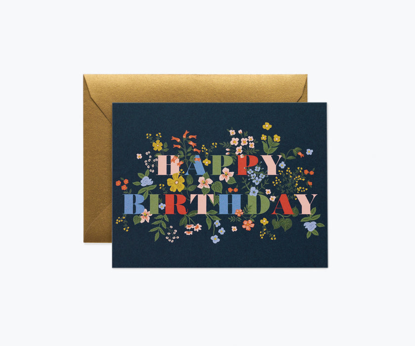 Mayfair Birthday Card