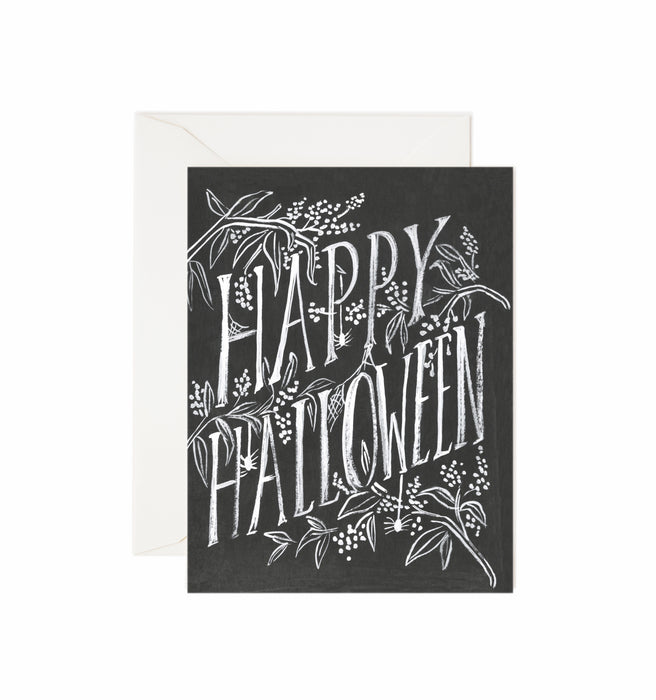 Chalkboard Halloween Card