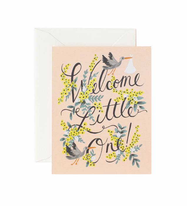 Welcome Little One Baby Card