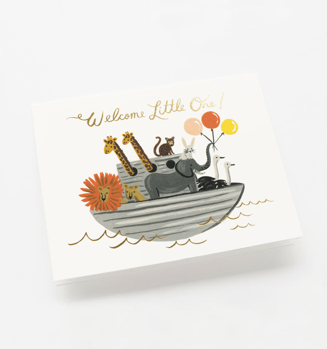 Noah's Ark Baby Card