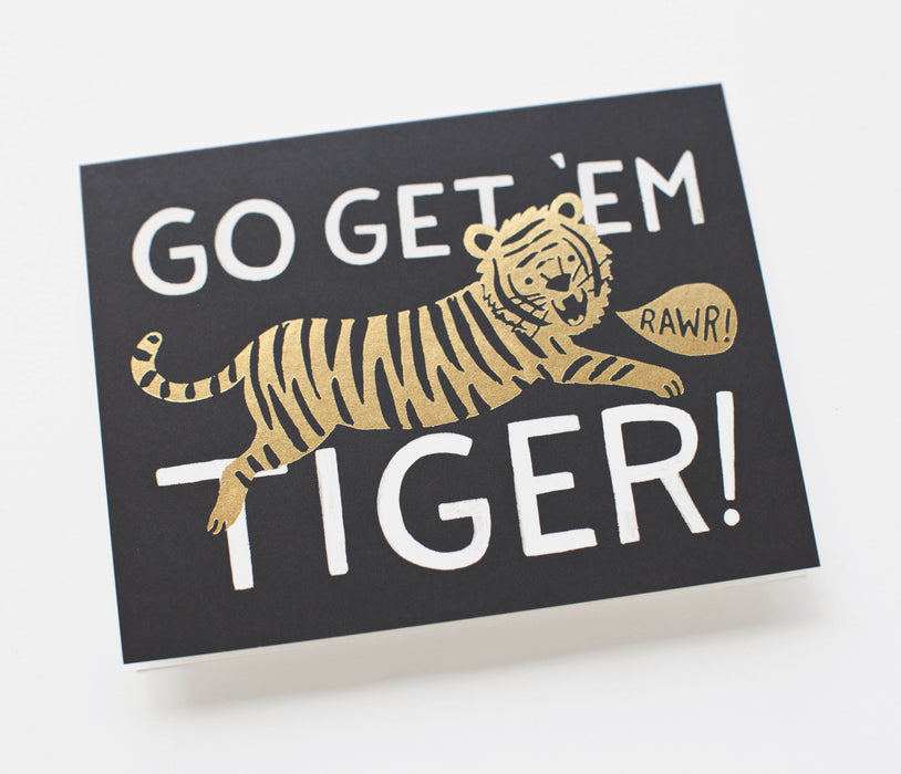 Go Get 'Em Tiger Card