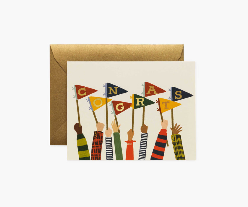 Pennants Congrats Card