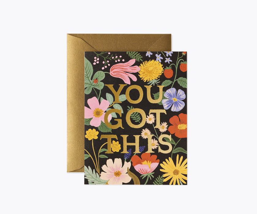 You Got This Floral Card