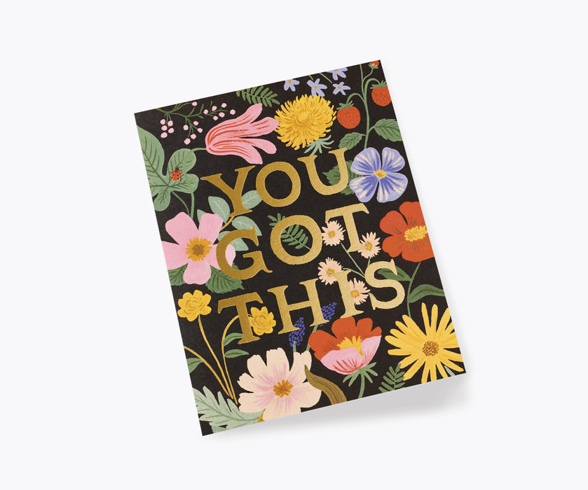 You Got This Floral Card
