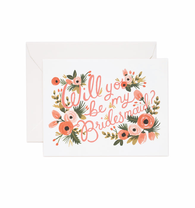 Will You Be My Bridesmaid Card