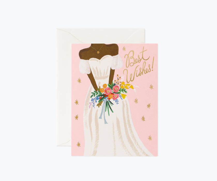 Rose Beautiful Bride Card