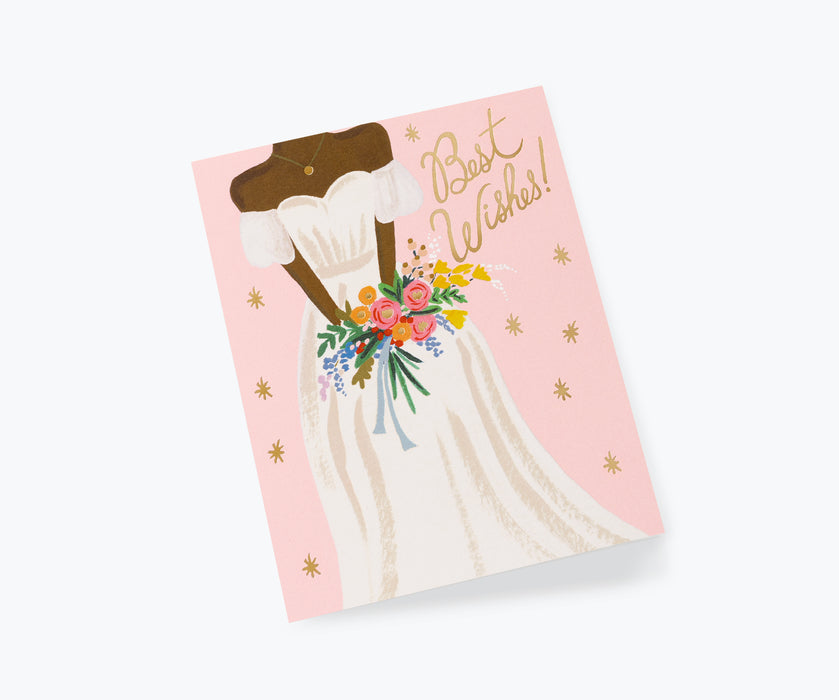 Rose Beautiful Bride Card