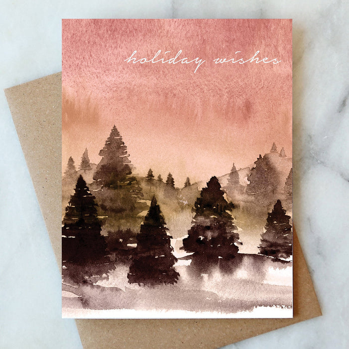 Holiday Wishes Tree Card