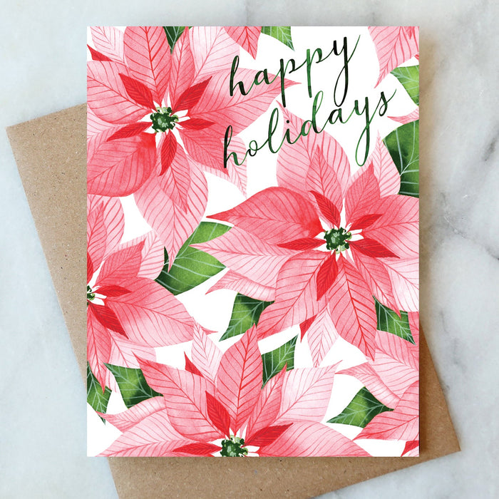 Poinsettia Card