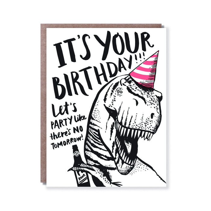 Trex Birthday Card