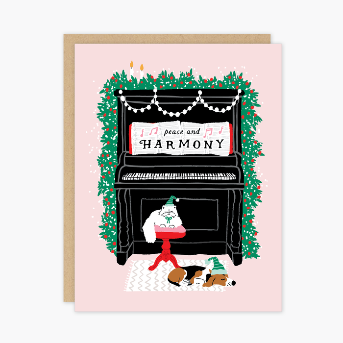 Harmony Piano Holiday Card