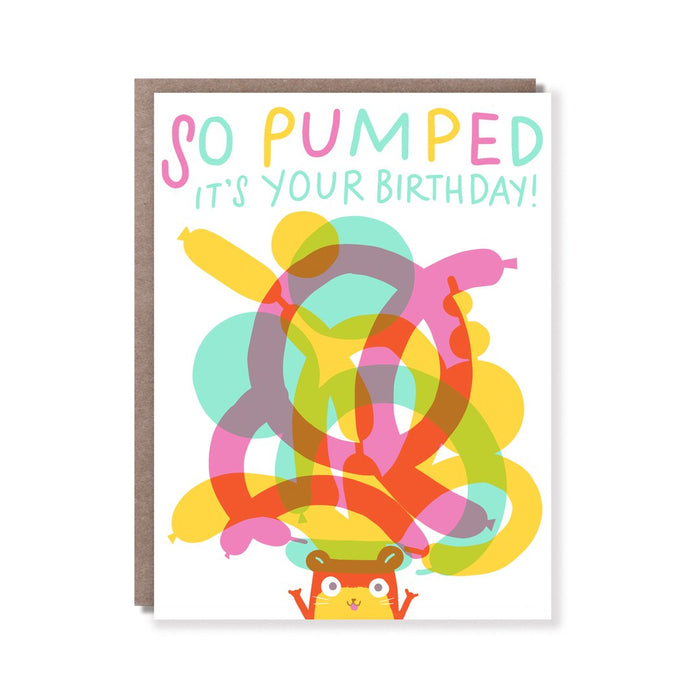 Pumped Birthday Card