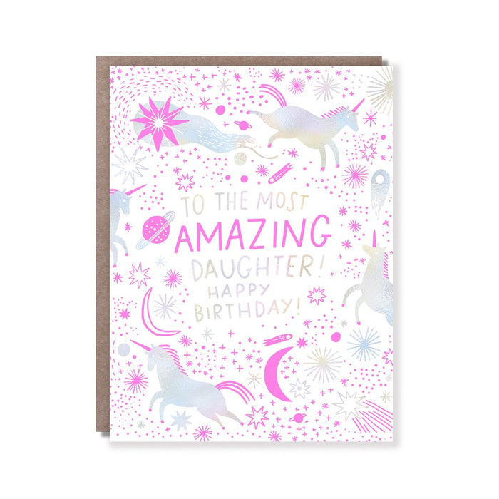 Amazing Daughter Birthday Card