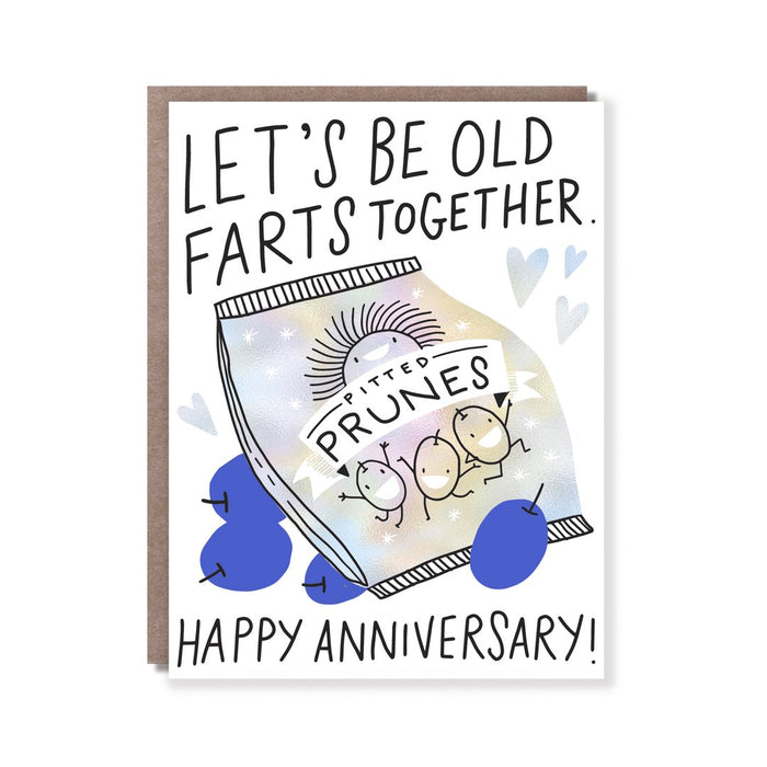 Old Farts Anniversary Card