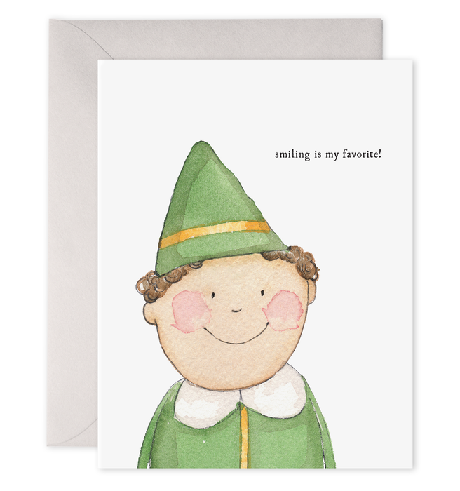 Smiling Buddy Holiday Card