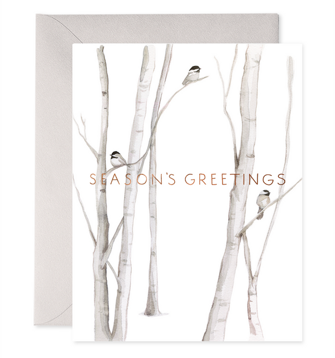 Chickadee Branches Card