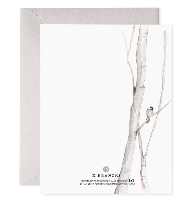 Chickadee Branches Card