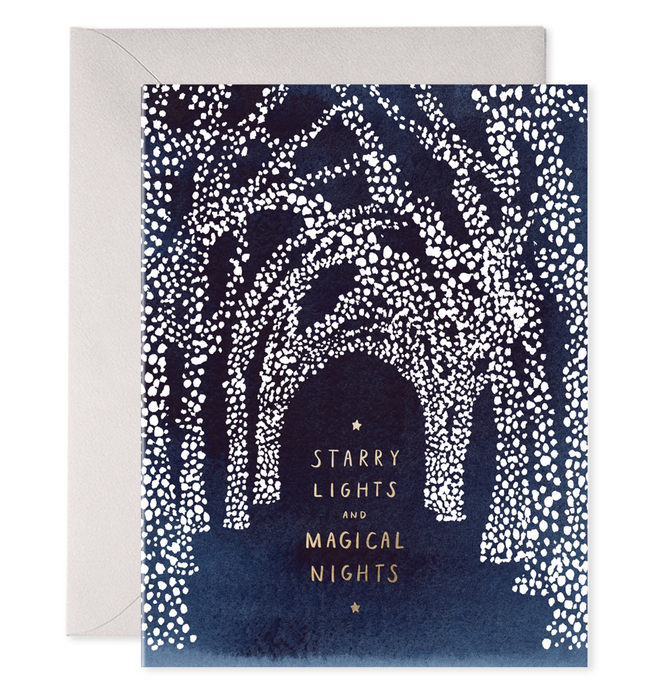 Starry Lights Holiday Card