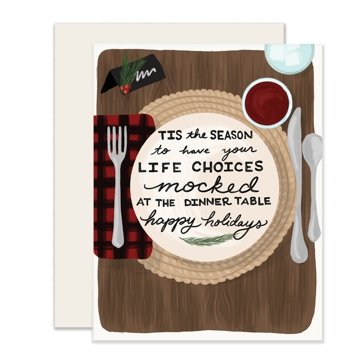 Life Choices Holiday Card