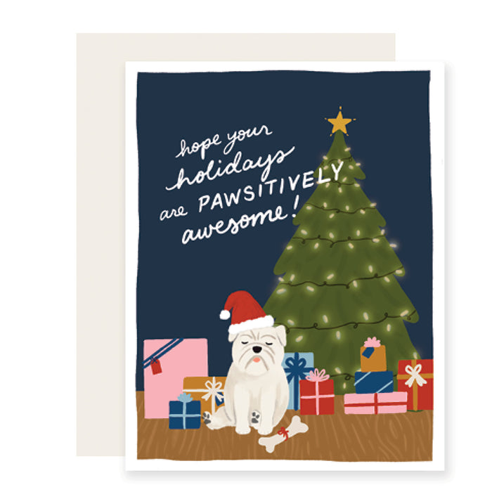 Pawsitively Awesome Holiday Card