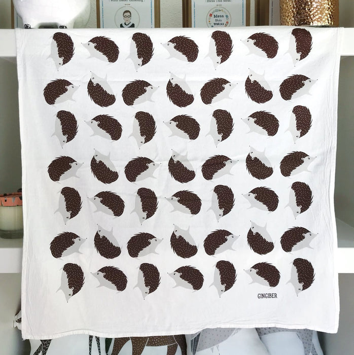 Hedgehog Tea Towel