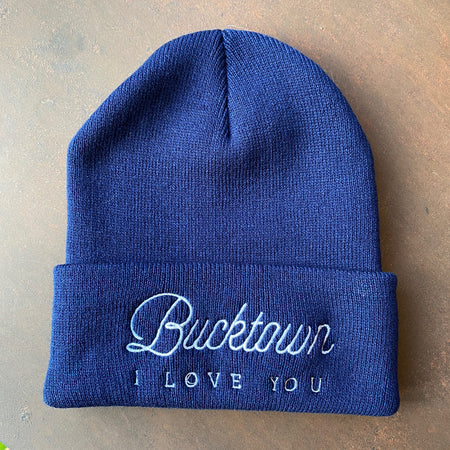 Bucktown Beanie, Navy Front