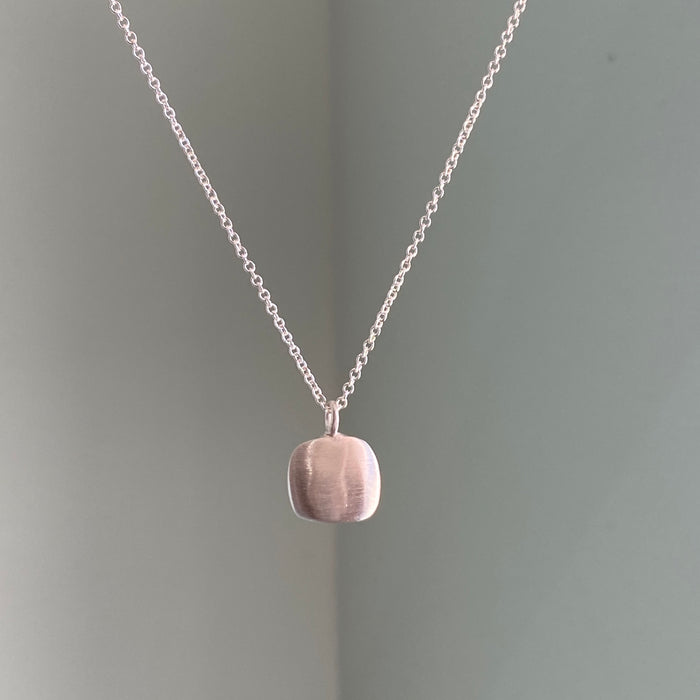 Puffy Square Necklace