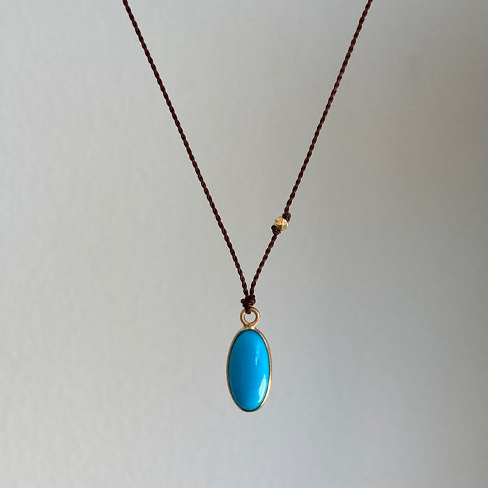 Sleeping Beauty Turquoise Cabochon Lark