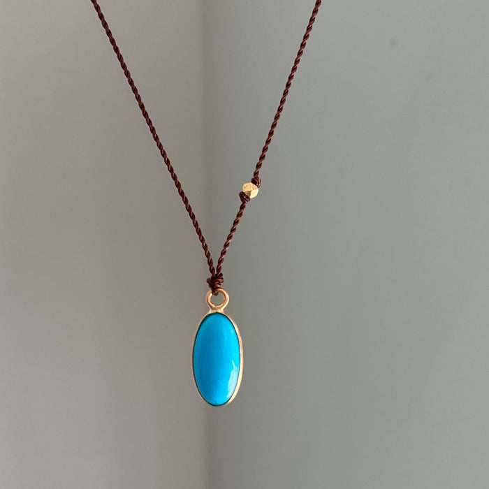Sleeping Beauty Turquoise Cabochon Lark