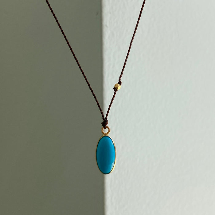 Sleeping Beauty Turquoise Cabochon Lark