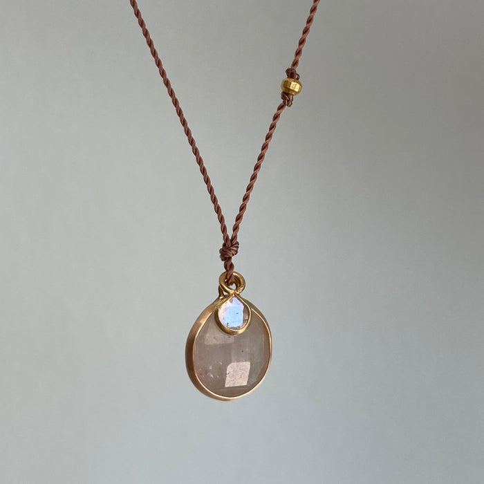 Linen Sapphire + Diamond Slice Nightingale