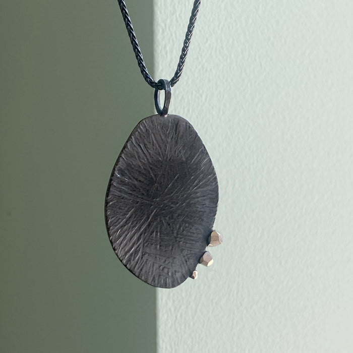 Large Textured Rock Edge Pendant