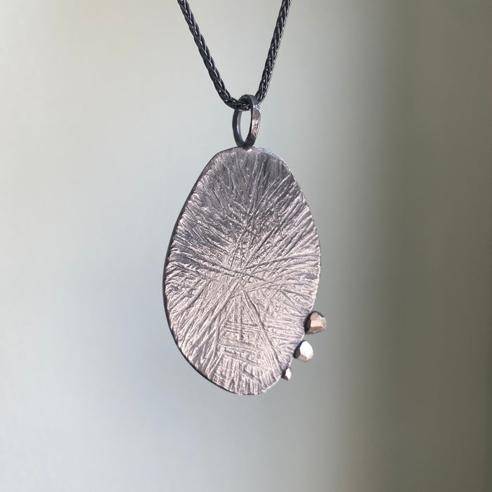 Large Textured Rock Edge Pendant