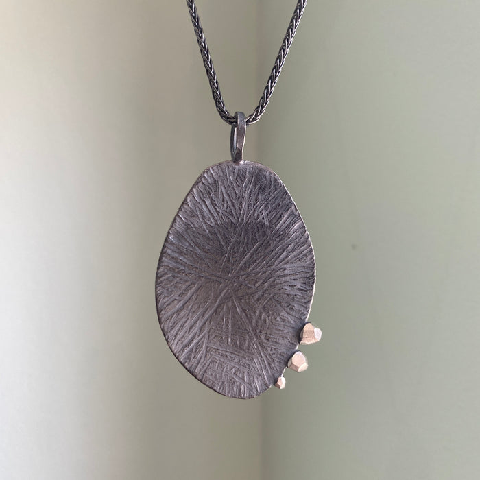 Large Textured Rock Edge Pendant